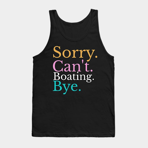 boating Tank Top by Design stars 5